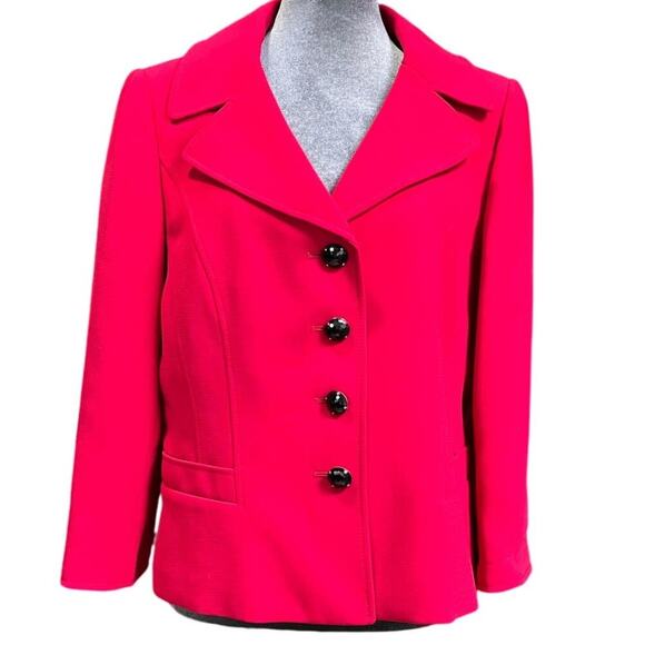Tahari Blazer Red Size 12 - Picture 1 of 9